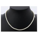 18kt Gold Mikimoto Pearl  Necklace