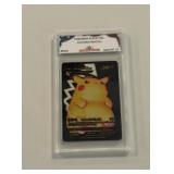 Black Foil PGC Graded PIkachu Card