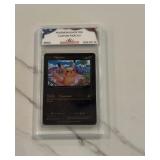 Black Foil PGC Graded Pikachu Card