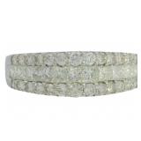 Platinum 1.00 ct Natural Brilliant VS Diamond Ring