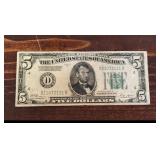 1928 $5 Federal Reserve Bank Note
