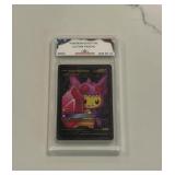 Black Foil PGC Graded Pikachu Card