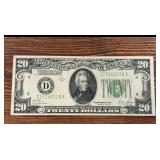 1928 $20 Federal Reserve Bank Note