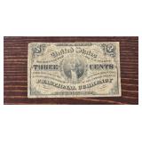 1863 3 Cent Fractional Currency