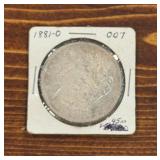 1881 Morgan Silver Dollar