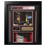 Scarface Display W/ Props & Facsimile Signature