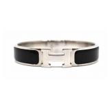 Hermes Clic Clac H Black Bracelet