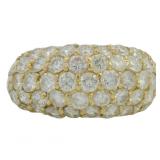 18k Gold 2.57 ct Natural Brilliant Diamond Ring