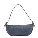 Fendi Denim Moon Shoulder Bag