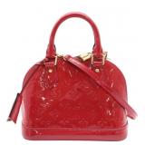 Louis Vuitton Vernis Alma BB Rose Indien Handbag