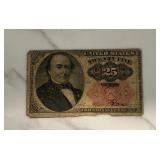 25 Cent Fractional Currency