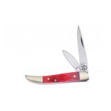 Crowing Rooster Red Pickbone Toothpick Knife