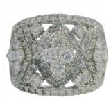 18k Gold 3.04 ct Natural Brilliant Diamond Ring