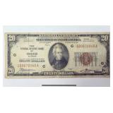 1929 $20 Chicago Federal Reserve Bank Note
