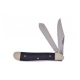 Whitetail Cutlery Buffalo Horn Leg Trapper Knife