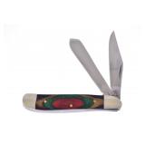 Whitetail Cutlery Dog Leg Trapper Frost Wood Knife