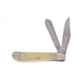 Whitetail Cutlery Smoothbone Dogleg Trapper Knife