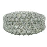 Platinum 2.10 ct Natural VS Brilliant Diamond Ring