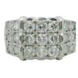 Platinum 1.50 ct Natural VS Diamond Ring