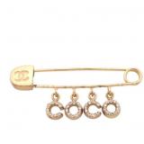 Chanel Rhinestone Brooch