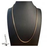 Talidara Rose Toned Snake Chain Necklace