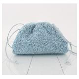 Bottega Veneta The Pouch Mini Raffia Clutch Bag