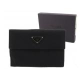 PRADA Black Nylon Wallet