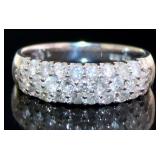 18kt Gold 1.00 ct Natural Brilliant Diamond Ring