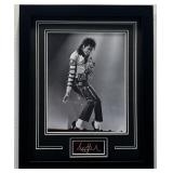 Michael Jackson Frame Photo W/ Facsimile Signature