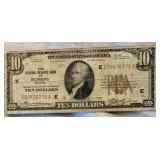 1929 $10 Richmond VA Bank Note