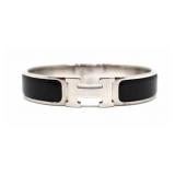 Hermes Clic Clac H Black Bracelet