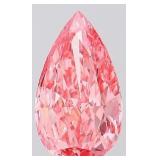 Pear Vivid Pink Cut 1.11 ct VS Lab Diamond