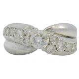 Platinum 1.00 ct Natural Brilliant Diamond Ring