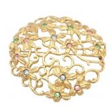 Yves Saint Laurent Flower Motif Brooch