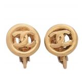 Chanel Coco Gold Clip-on Earrings