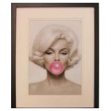 Marilyn Monroe Bubblegum Framed Giclee