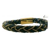 Talidara Braided Leather Chain Bracelet