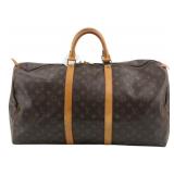 Louis Vuitton Monogram Keepall 55 Boston Bag