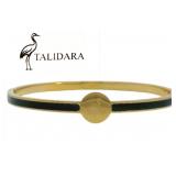 Talidara Thin Black Cuff Bracelet