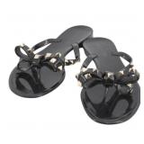 Valentino Garavani Rockstud Bow Sandals Size 37