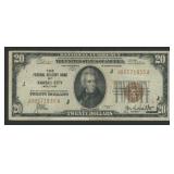 1929 $20 Kansas City Federal Reserve Bank Note