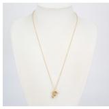 Louis Vuitton LV&ME F Inital Chain Necklace