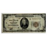 1929 $20 Philadelphia Federal Reserve Bank Note