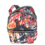 Christian Louboutin Graffiti Leather Trim Backpack