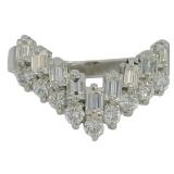 Platinum 1.01 ct Natural Brilliant Diamond Ring