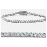 Round Brilliant 4.00 ct VS Diamond Tennis Bracelet
