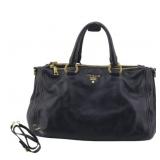 Prada Navy Tote Bag