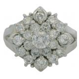 Platinum 1.06 ct Natural Brilliant Diamond Ring