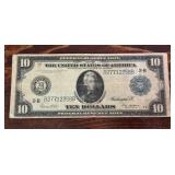 1914 $10 United States Federal Reserve Bank Note