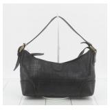 Burberry Check Leather Shoulder Bag